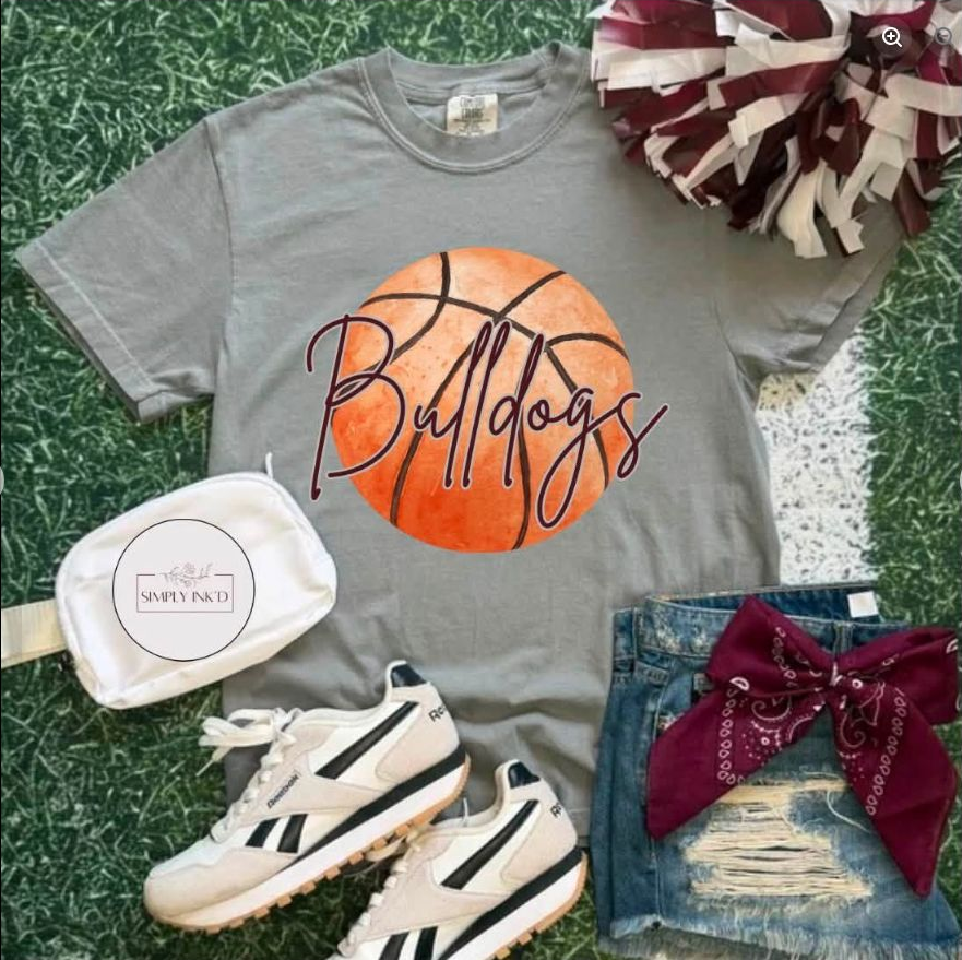 Bulldogs Basketball Tee