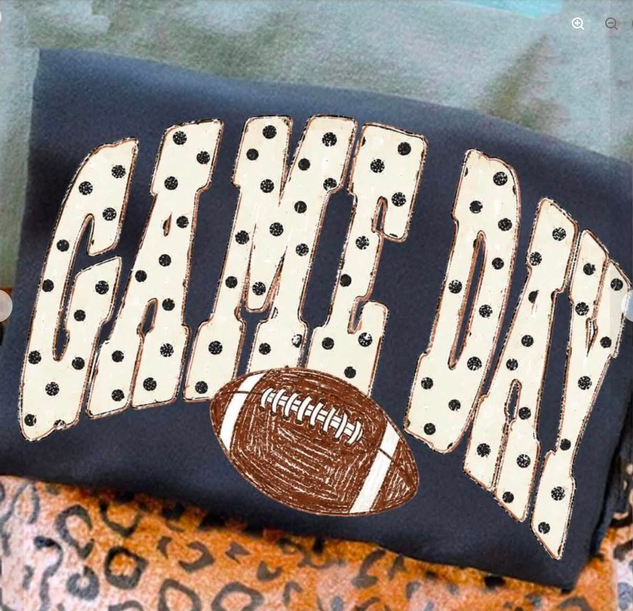Dotted Game Day Football Tee