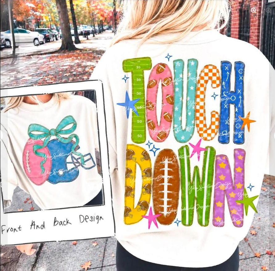 Touchdown Front and Back Tee