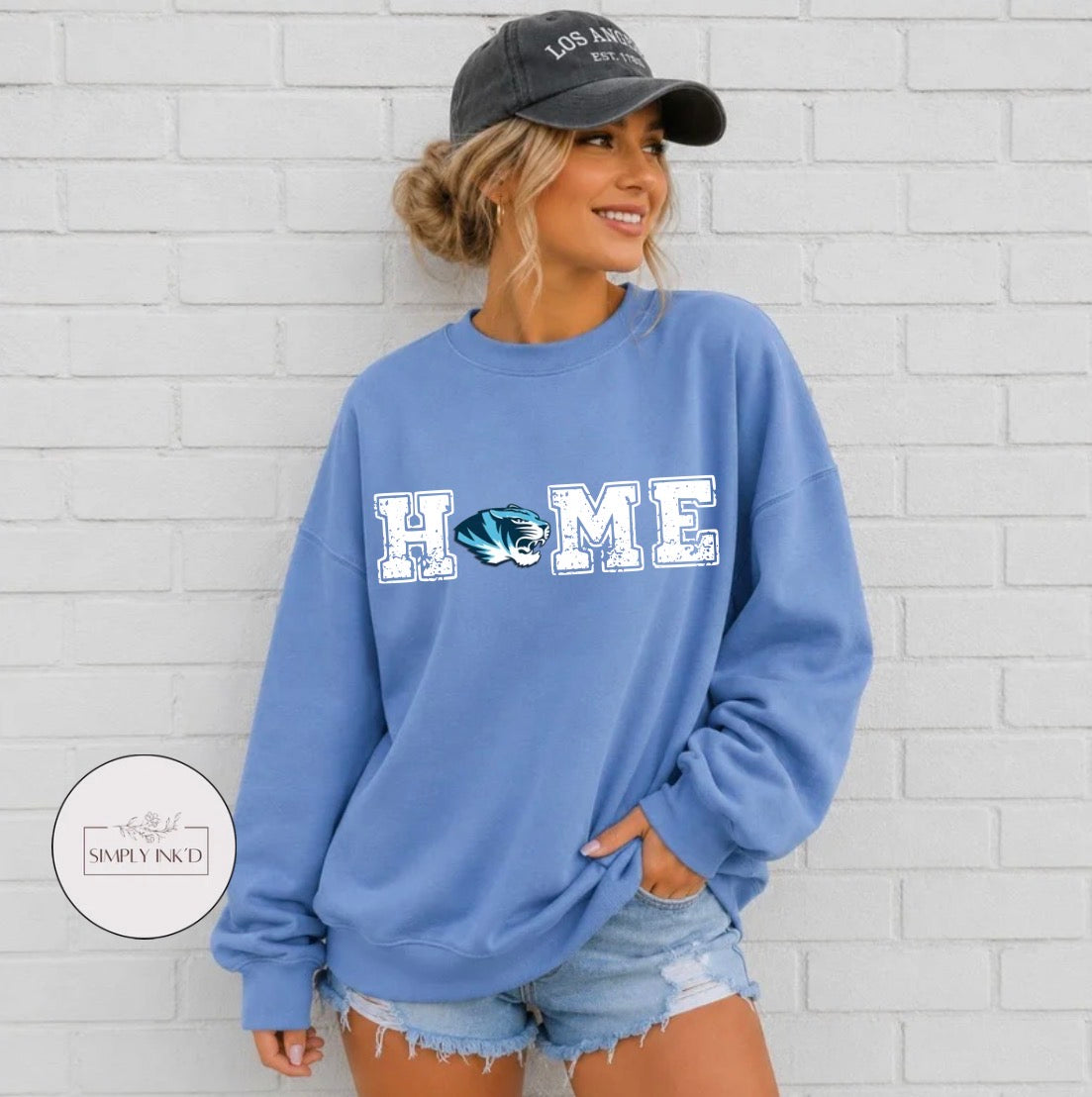 Salem Tigers HOME Crewneck – Carolina Blue