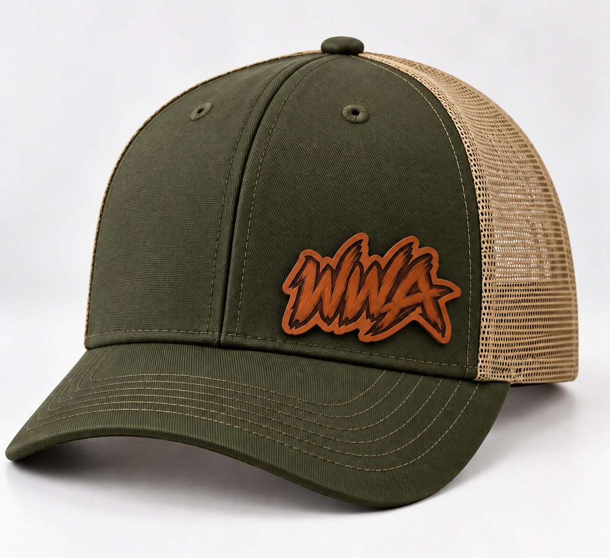 Team WWA Hat – Olive/Khaki