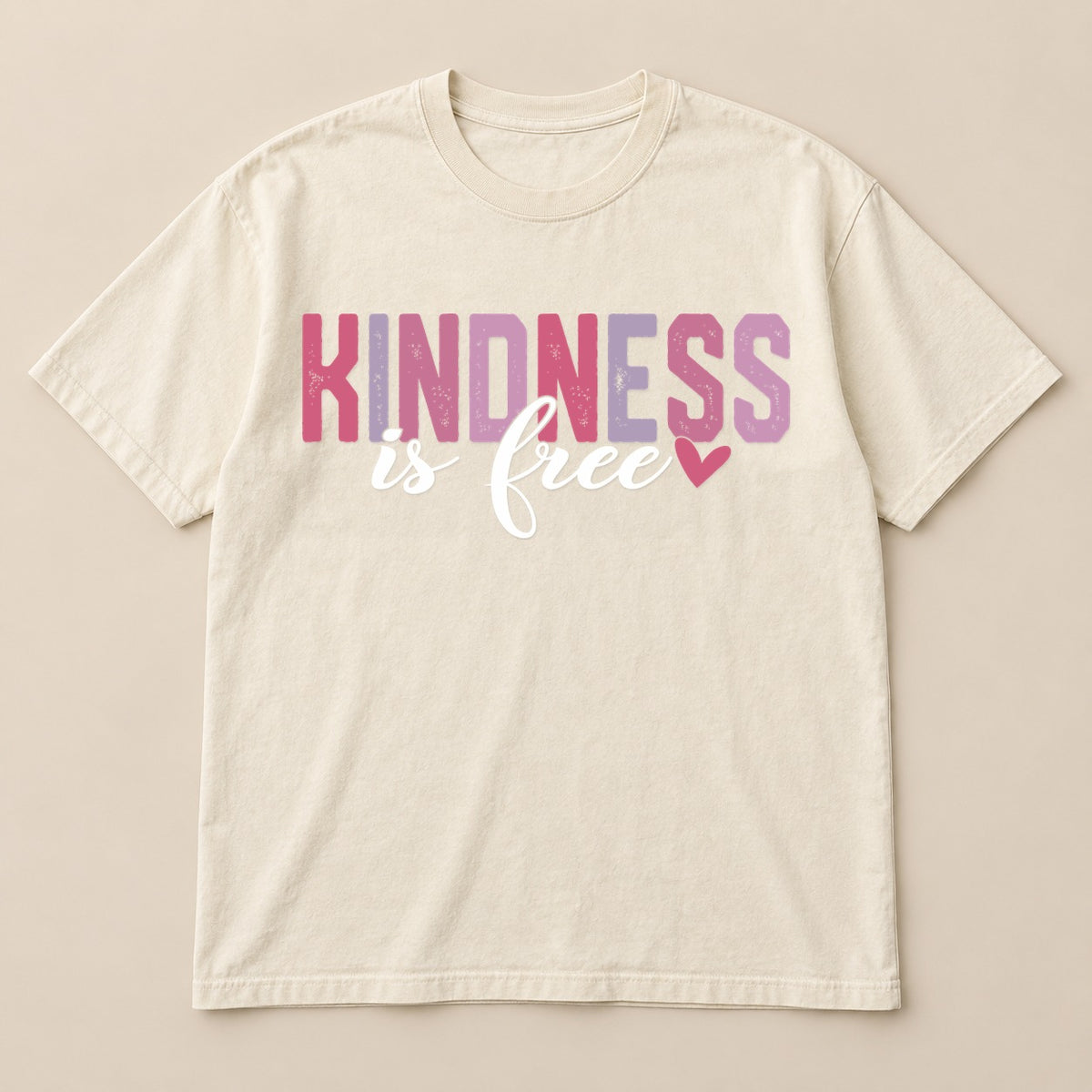Kindness Is Free Tee | Comfort Colors on a real Comfort Colors shirt