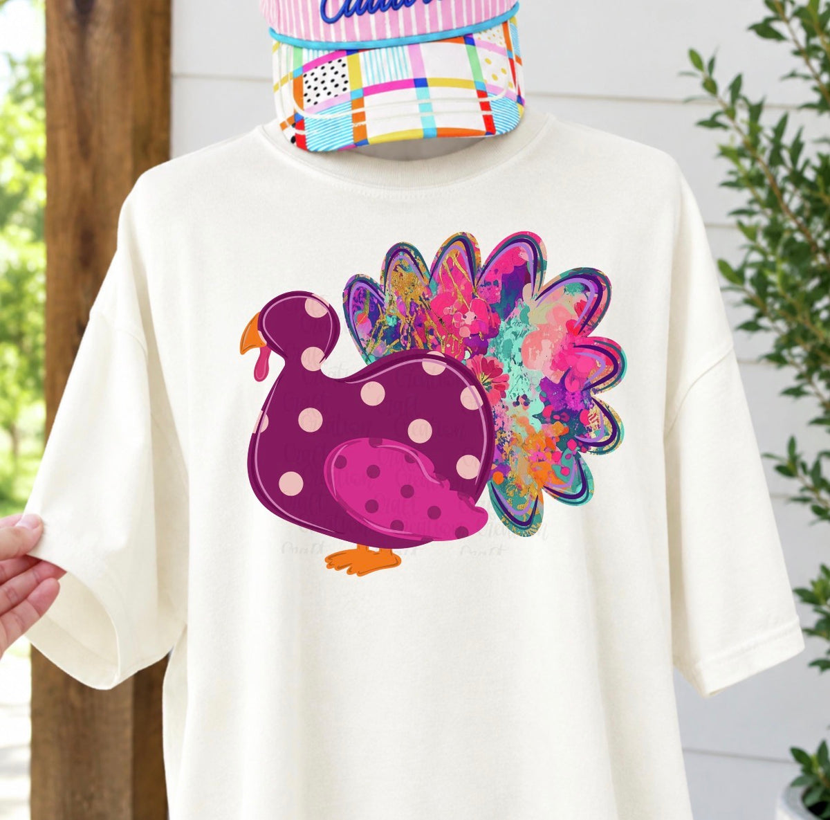 Pink Patchwork Turkey