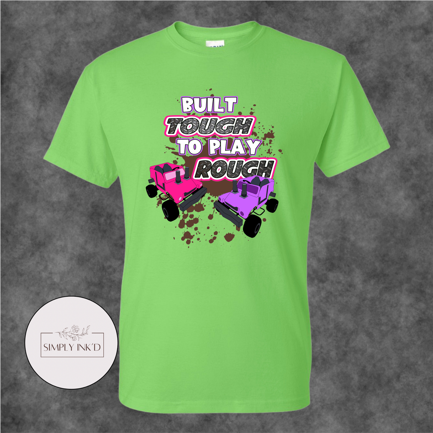 Built Tough to Play Rough Power Wheels Tee