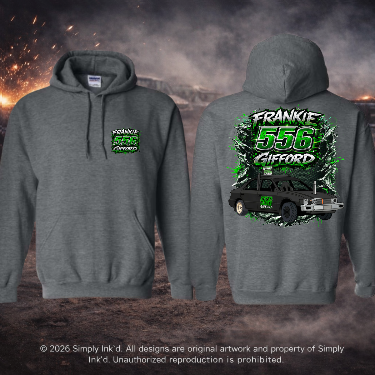 Frankie Gifford Hoodies