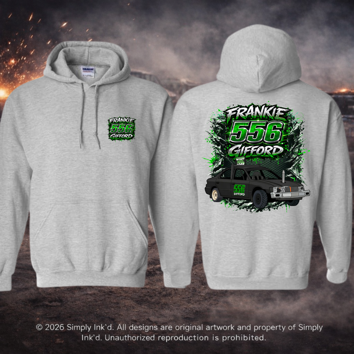 Frankie Gifford Hoodies