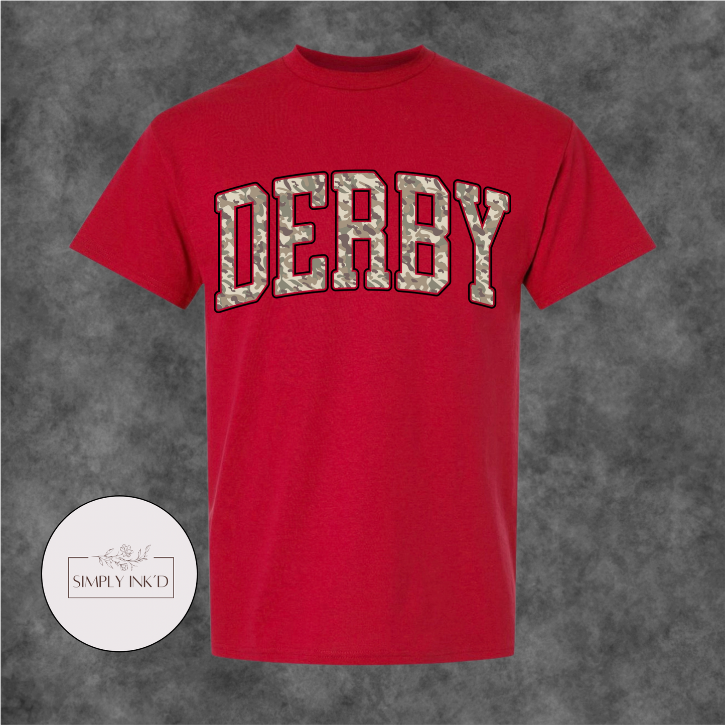 Camo Derby Graphic Tee