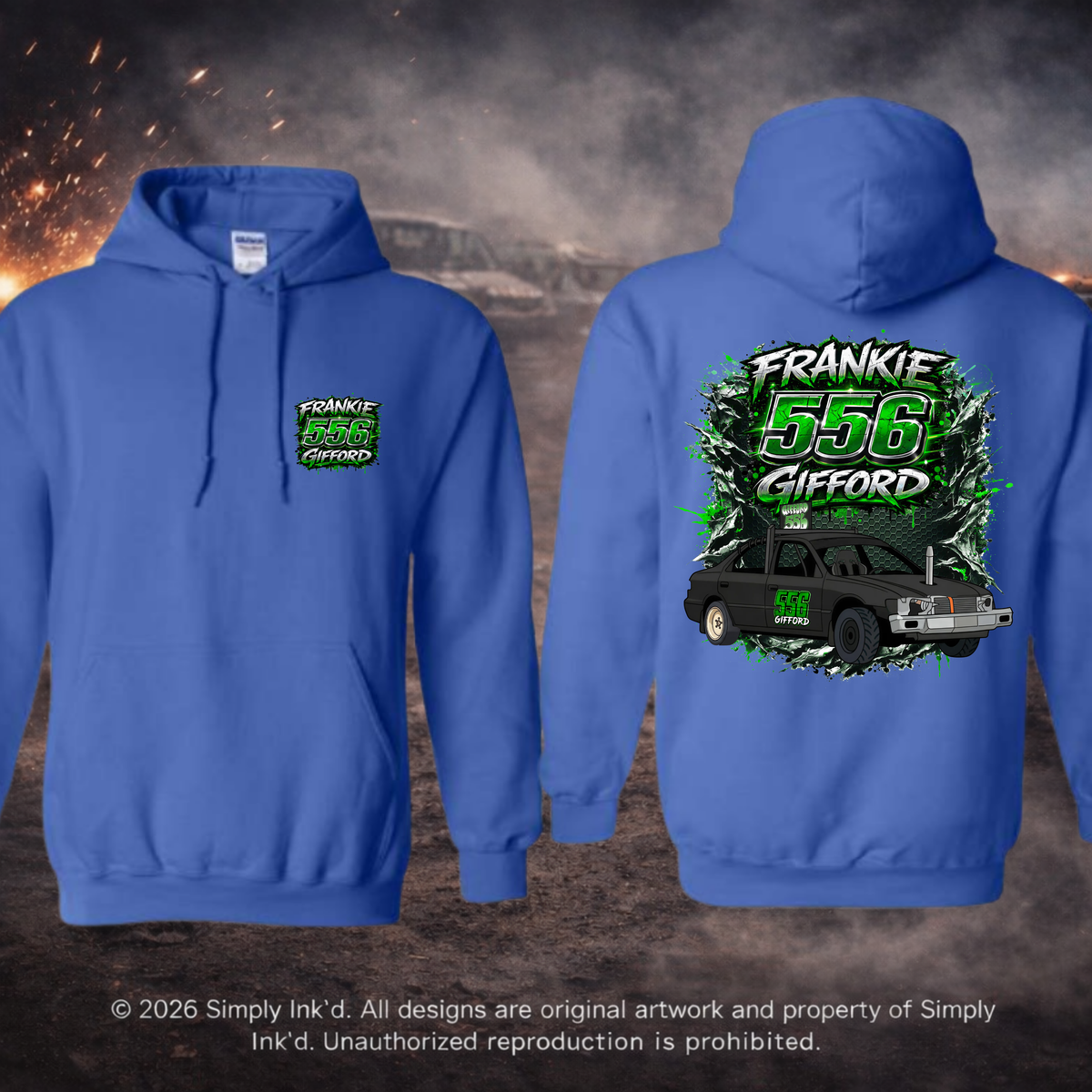 Frankie Gifford Hoodies