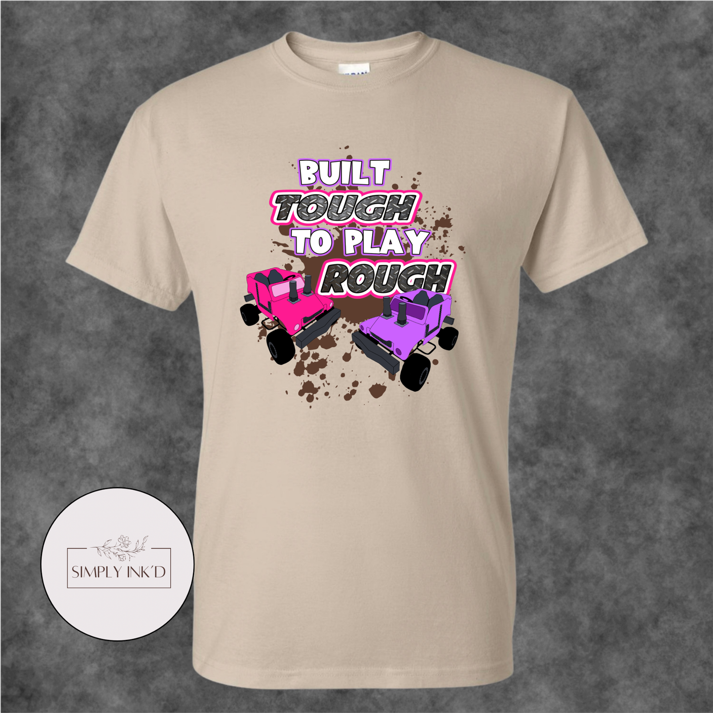 Built Tough to Play Rough Power Wheels Tee
