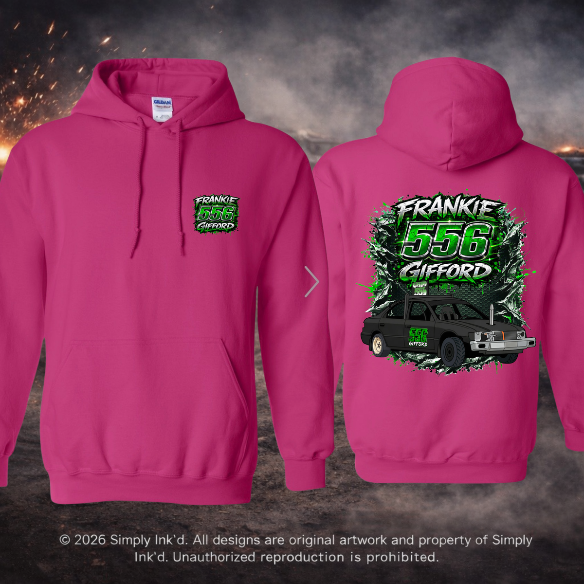 Frankie Gifford Hoodies