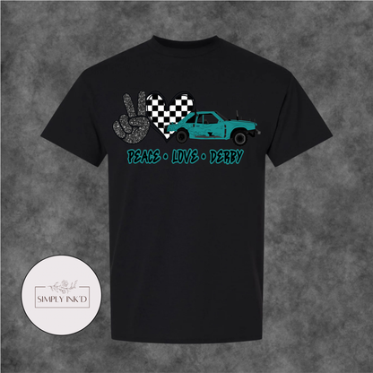 Peace, Love & Fender Benders Tee