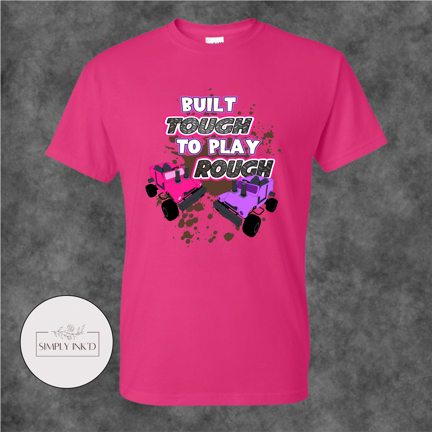 Built Tough to Play Rough Power Wheels Tee