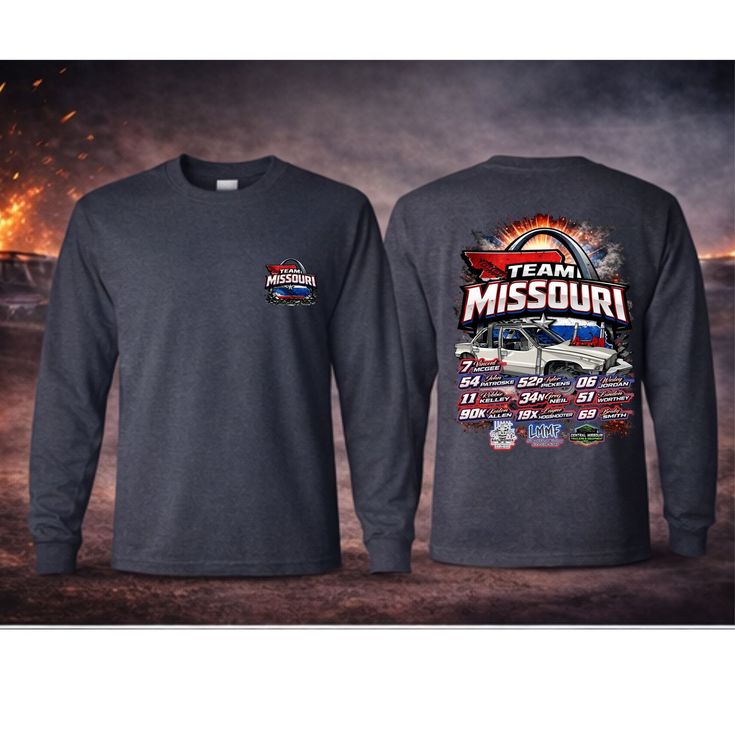 Team Missouri Long Sleeve tshirt