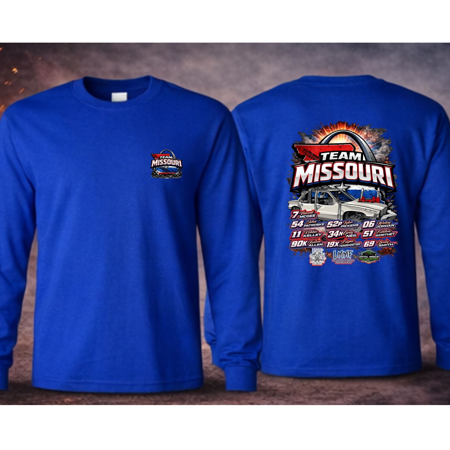 Team Missouri Long Sleeve tshirt