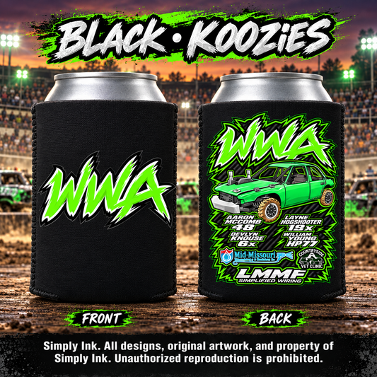 Team WWA Koozie – Black
