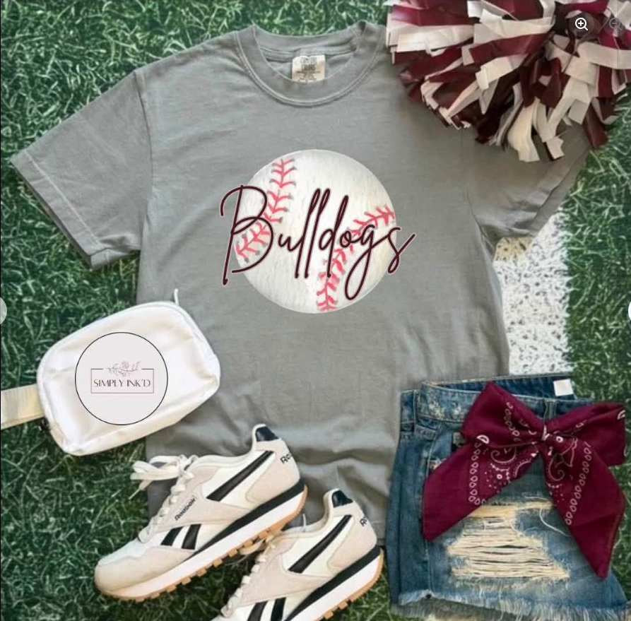 Bulldogs Baseball Tee