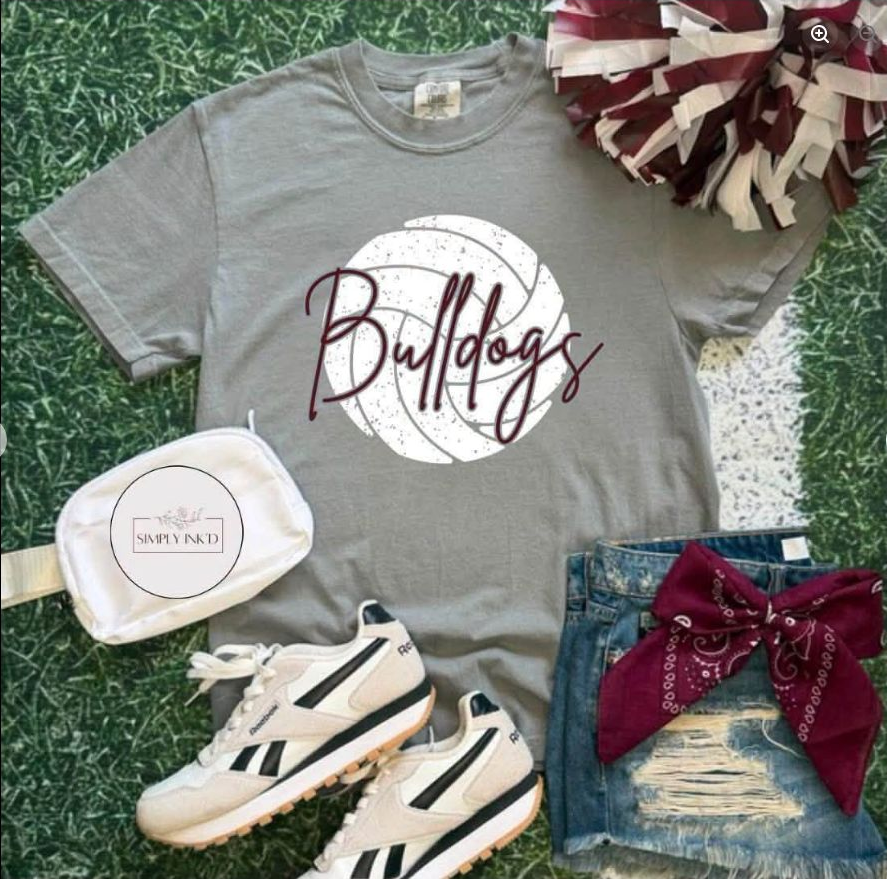 Bulldogs Volleyball Tee