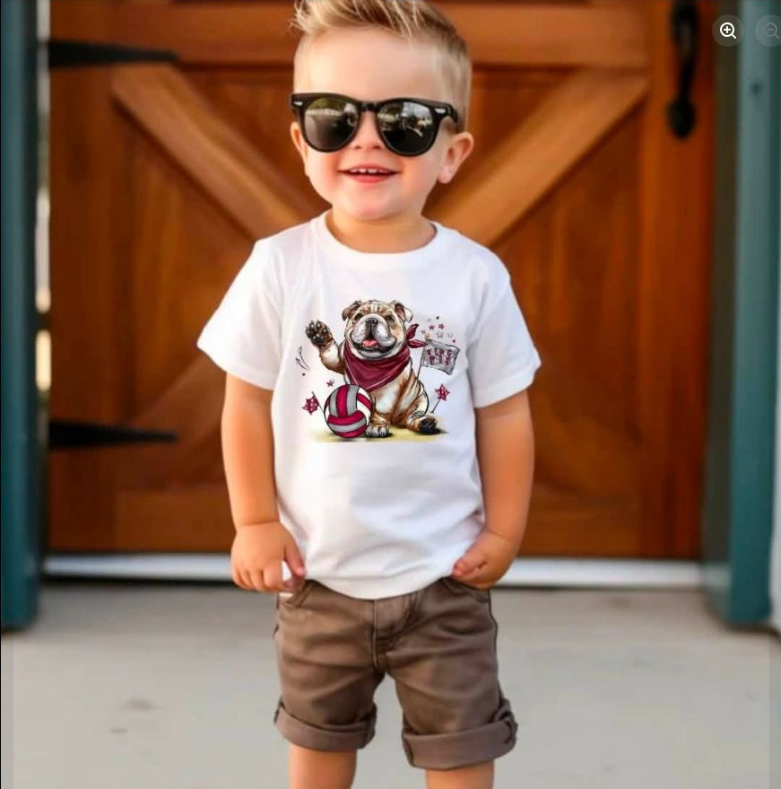 Bulldog Baseball Kids Tee