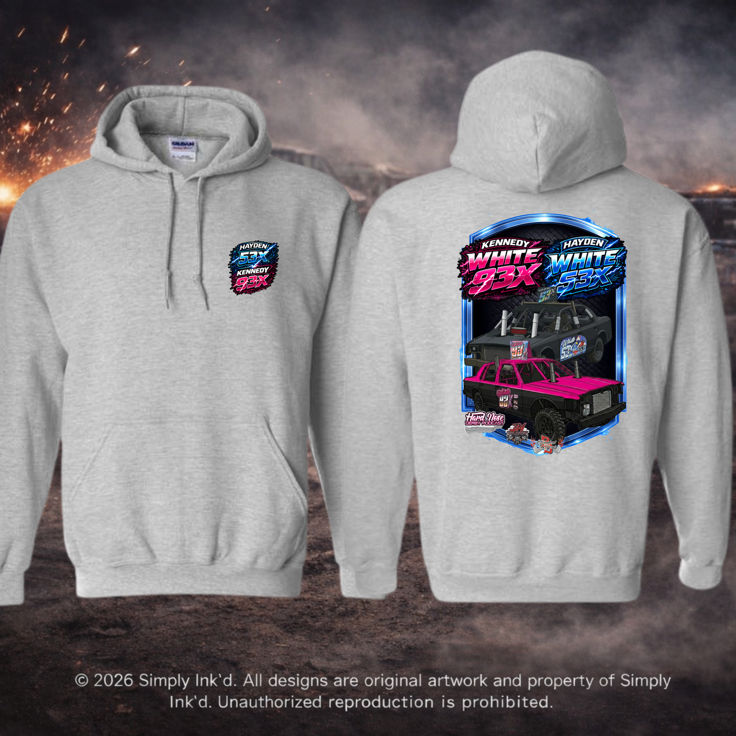 Hayden/Kennedy White Hoodies