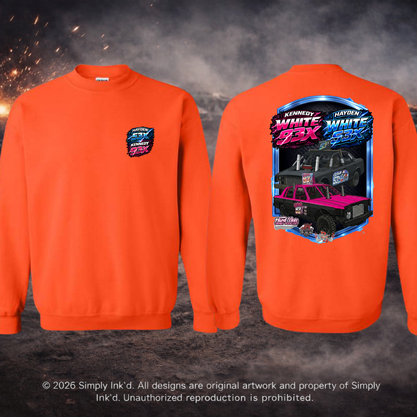 Hayden/Kennedy White Crew sweatshirts