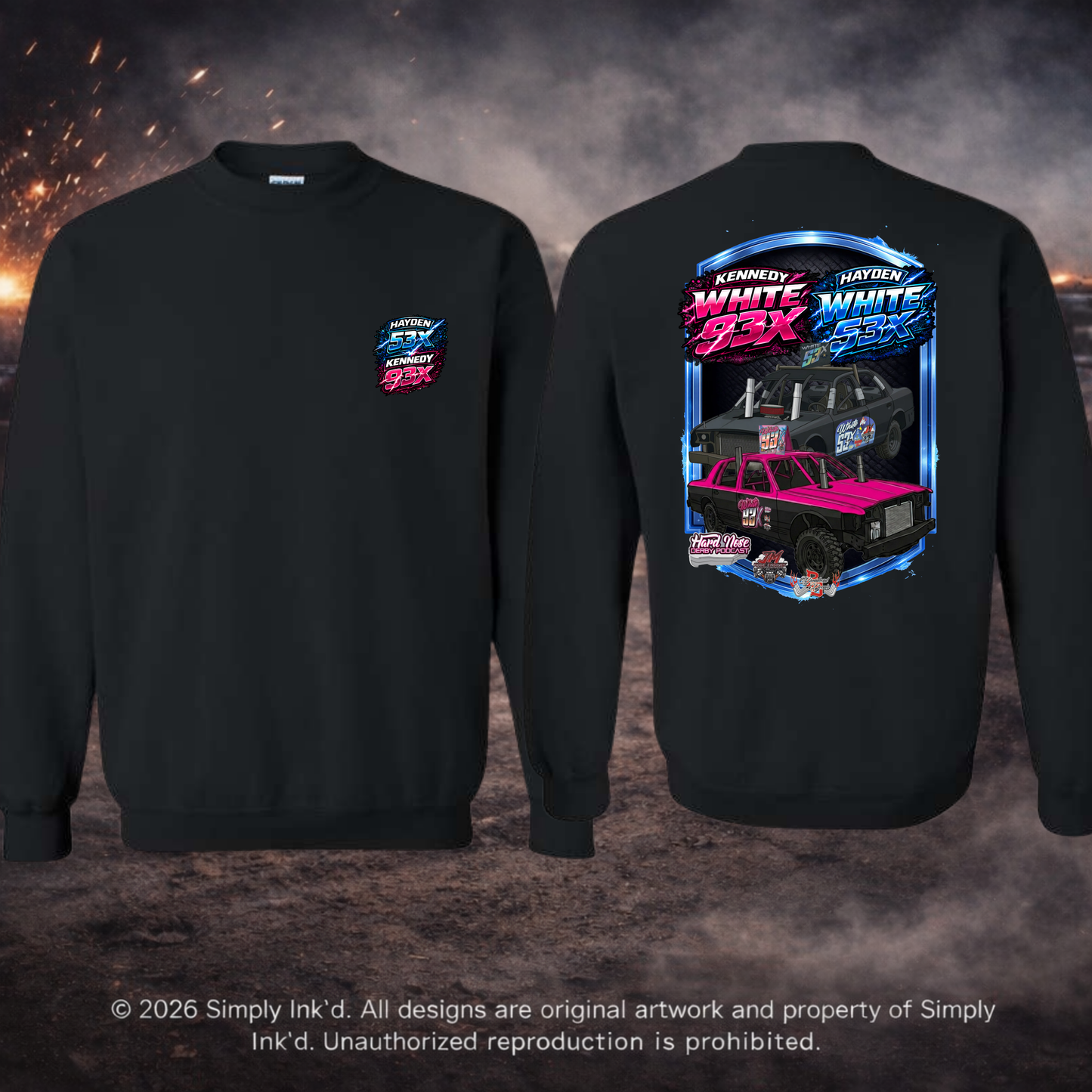 Hayden/Kennedy White Crew sweatshirts