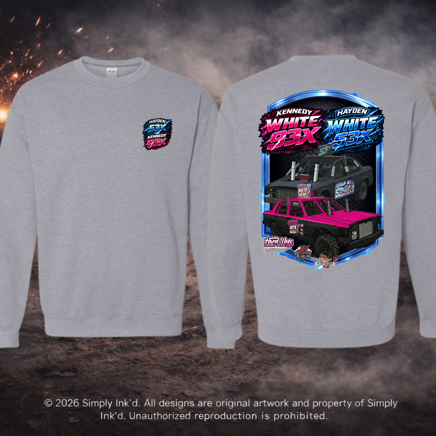 Hayden/Kennedy White Crew sweatshirts