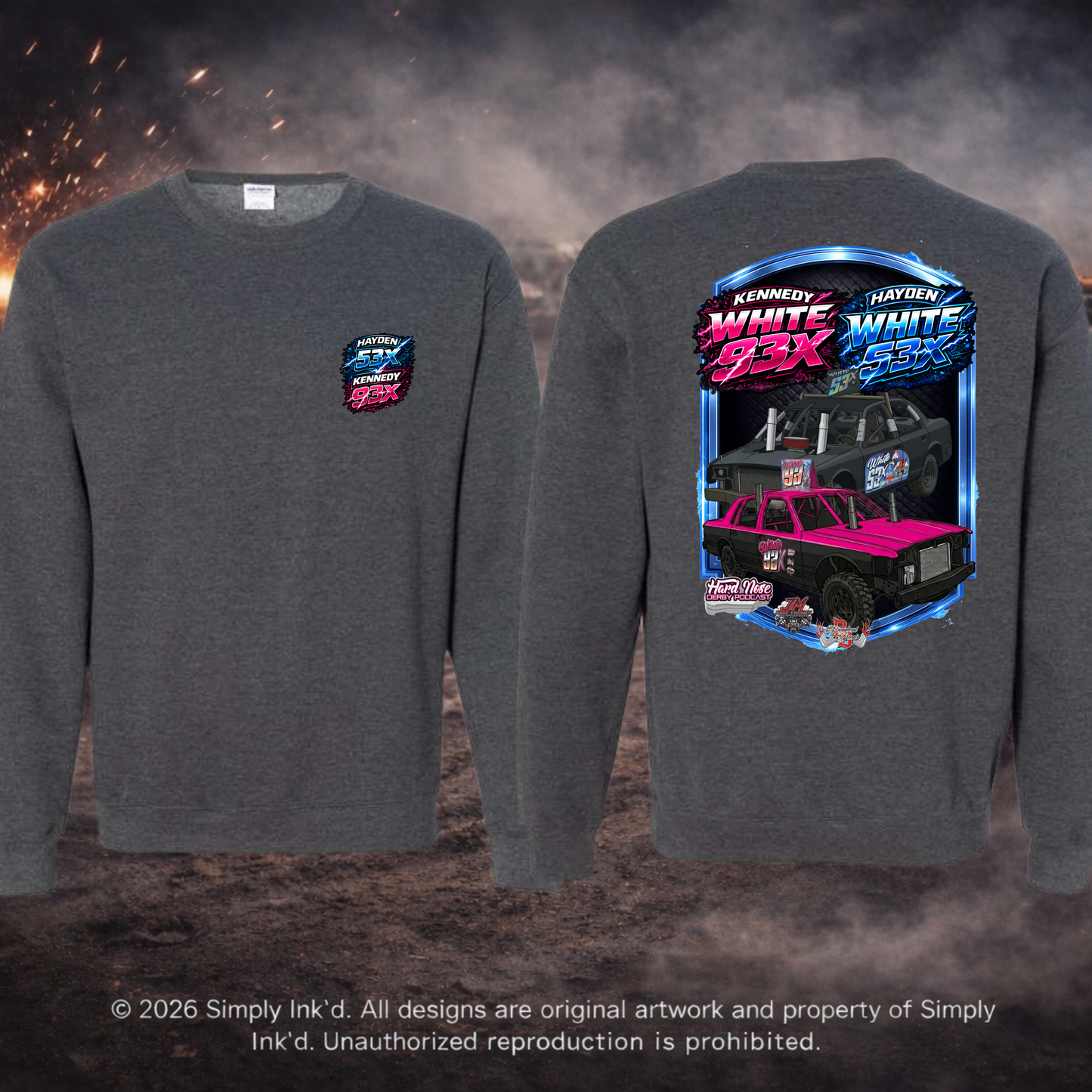Hayden/Kennedy White Crew sweatshirts