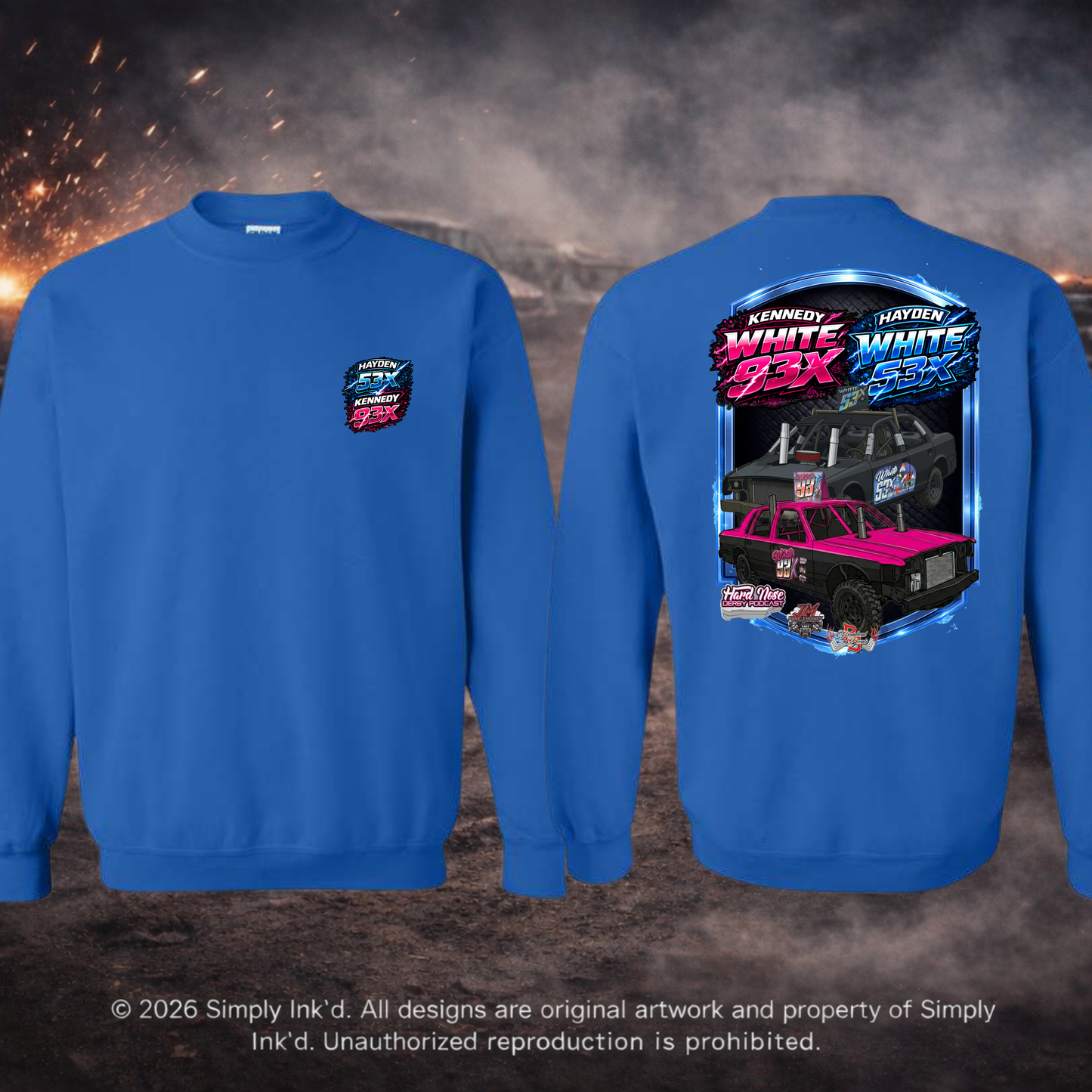 Hayden/Kennedy White Crew sweatshirts