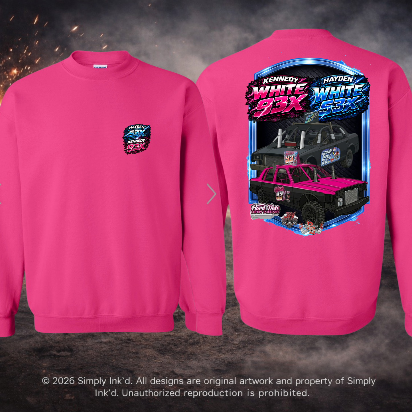 Hayden/Kennedy White Crew sweatshirts