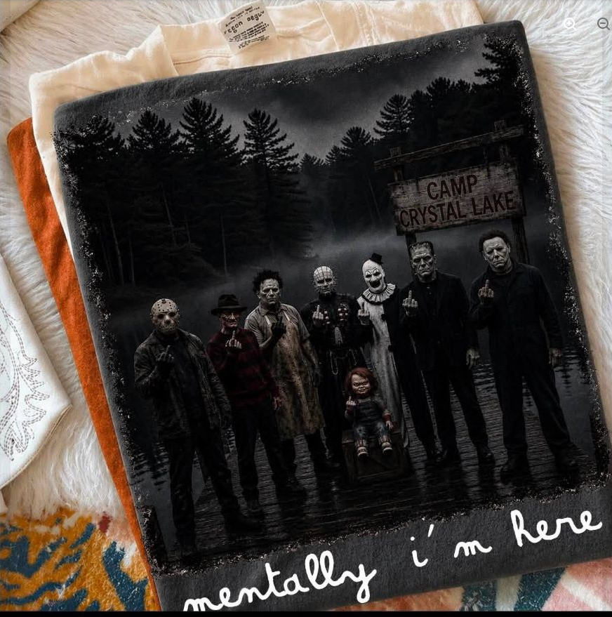 Mentally I'm at Camp Crystal Lake Tee