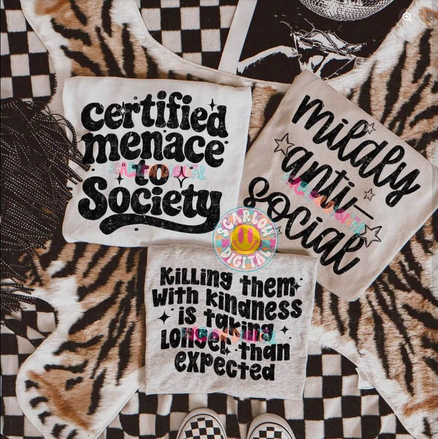 Certified Menace Social Club Tee
