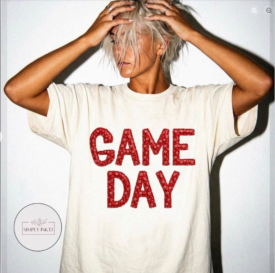 Red Game Day Tee