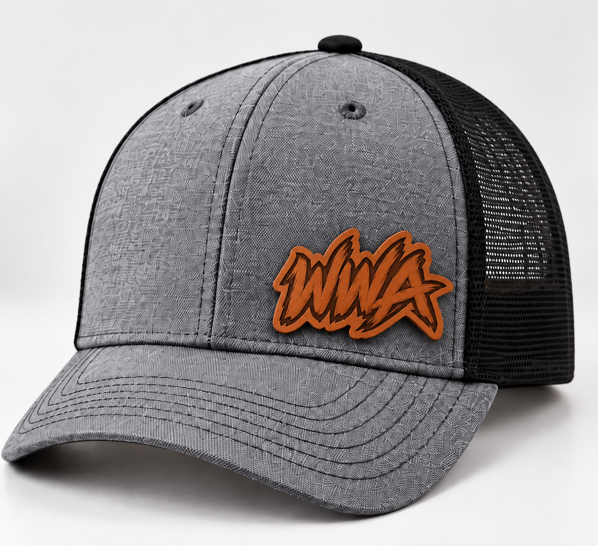Team WWA Hat – Heather Grey/Black