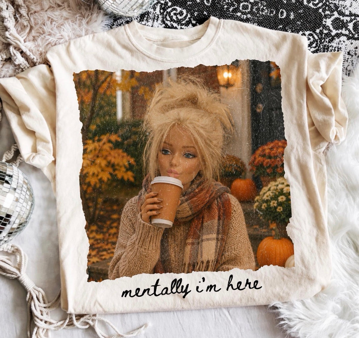 Mentally I'm Here Tee