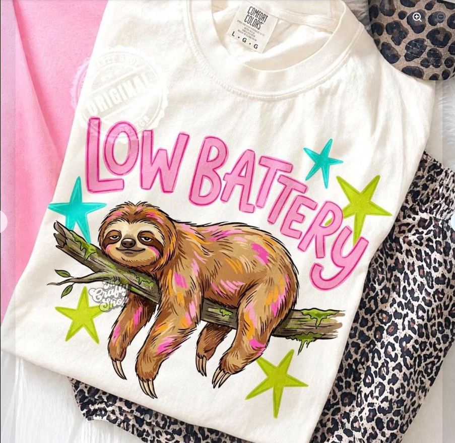 Low Battery Sloth preview