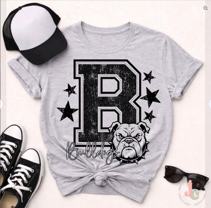 Mascot Initial & Stars Spirit Design preview 26