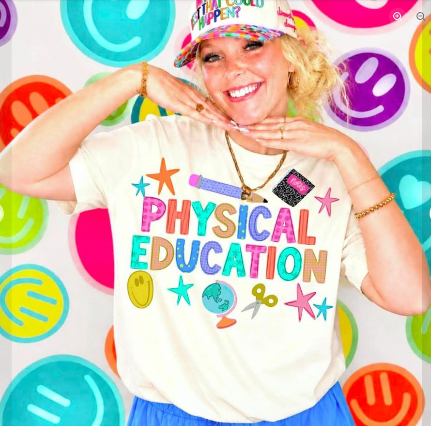 Physical Education Teacher Color Pop