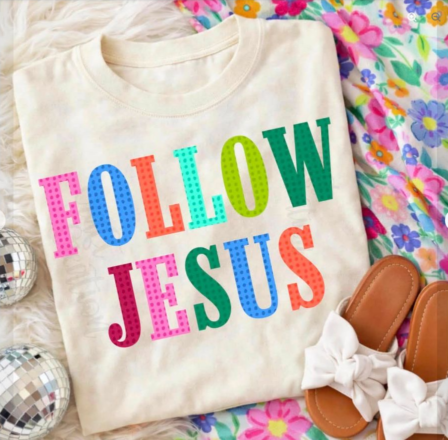 Follow Jesus Color Pop