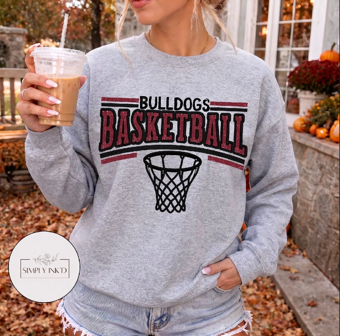 Rolla Bulldogs basketball hoop Sport Grey