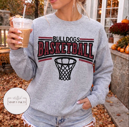 Rolla Bulldogs basketball hoop Sport Grey