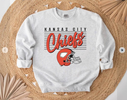 Kansas City Chiefs Retro Helmet Tee | Comfort Colors approved design mockup