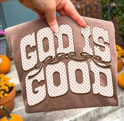 God Is Good Leopard Tee | Comfort Colors approved design mockup