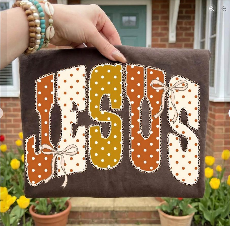 Colorful Jesus Tee | Comfort Colors approved design mockup
