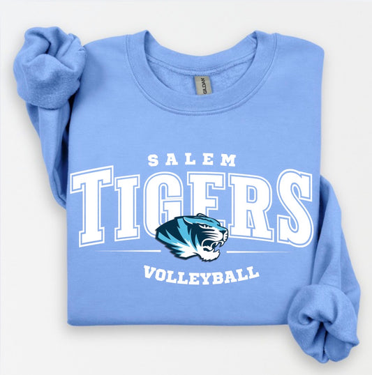 Salem Tigers Volleyball Gildan Carolina Blue mockup