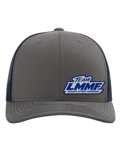 01-richardson-112-trucker-cap-charcoal-navy BLUE LEATHER