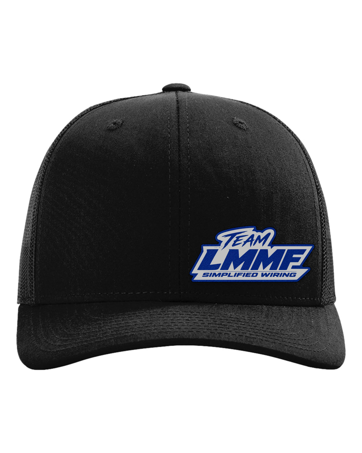02-richardson-112-trucker-cap-black-BLUE LEATHER