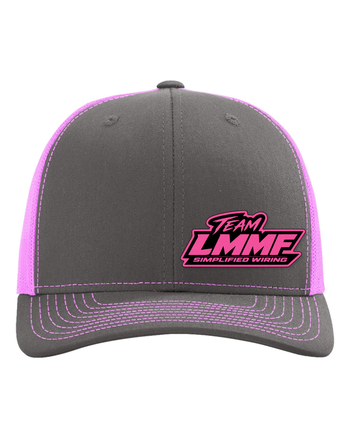 03-richardson-112-trucker-cap-charcoal-neon-pink1 PINK LEATHER