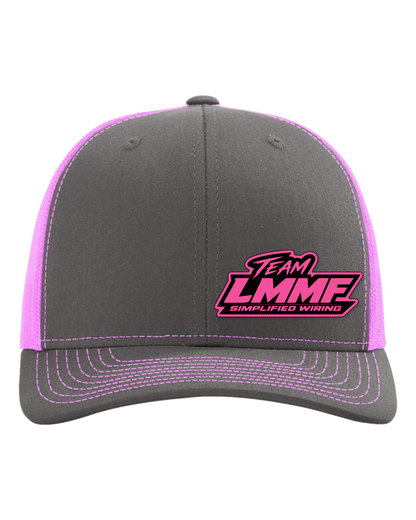 03-richardson-112-trucker-cap-charcoal-neon-pink1 PINK LEATHER