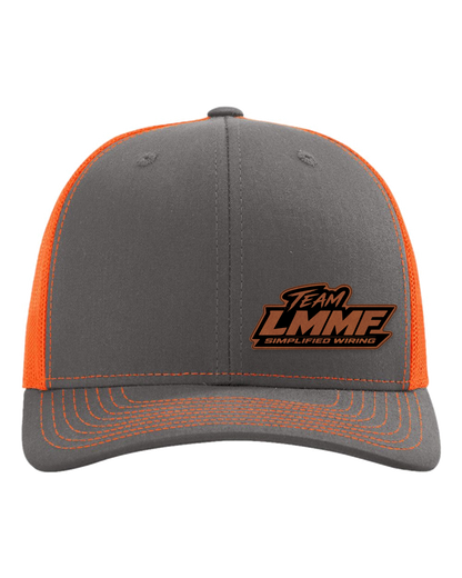 06-richardson-112-trucker-cap-charcoal-neon-orange LEATHER