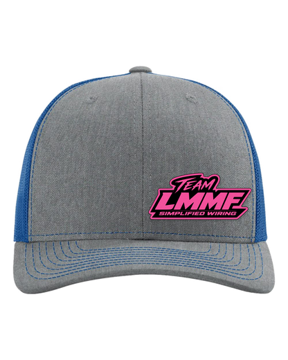 06-richardson-112-trucker-cap-heather-grey-royal1 PINK LEATHER